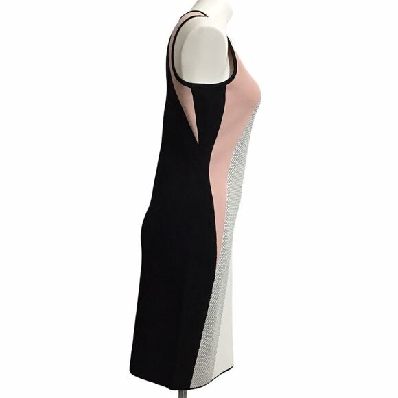 Etcetera Sleeveless Color Block Knit Dress Size S - Picture 4 of 11